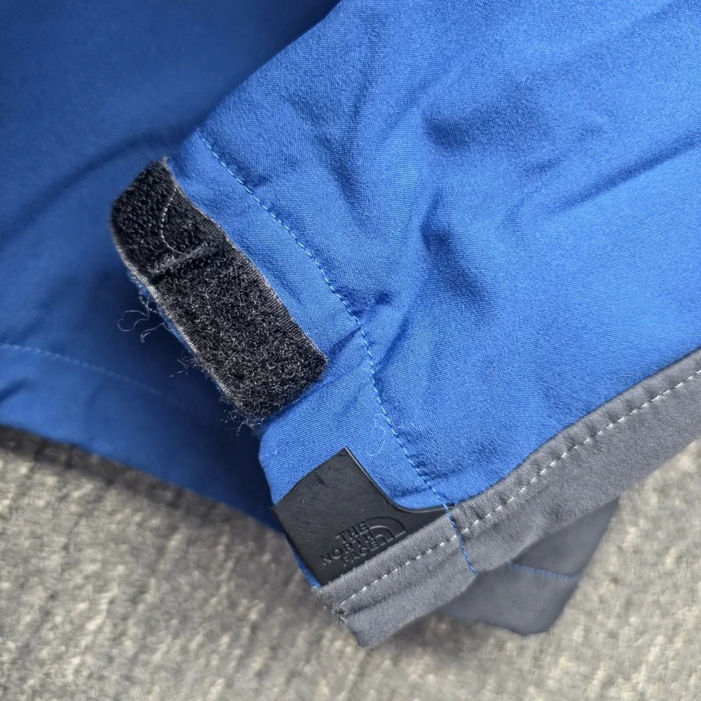 The North Face Apex Chromium Thermal Jacket Mens M Blue Softshell Sherpa‎ Coat